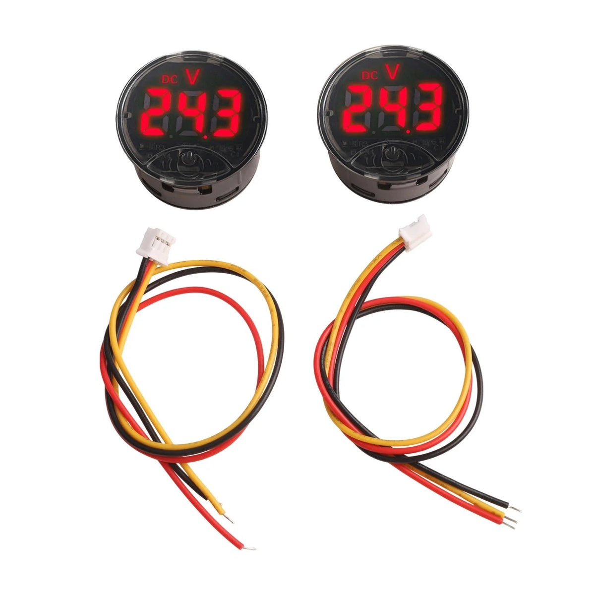 Digital Voltmeter with Touch Functionality for RVs/Boats DC 7-120V