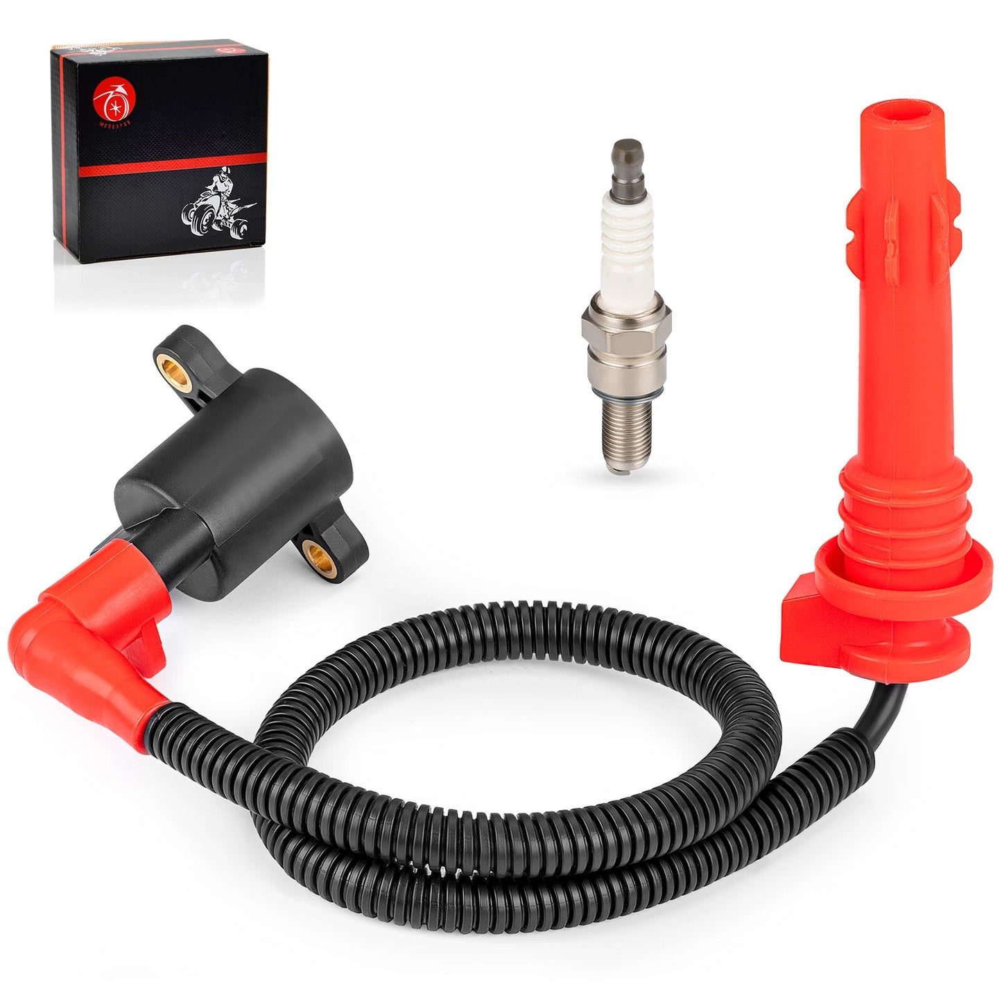 Ignition Coil Spark Plug Wire Cap for Polaris Ranger 570/Crew 570 (2014-23)