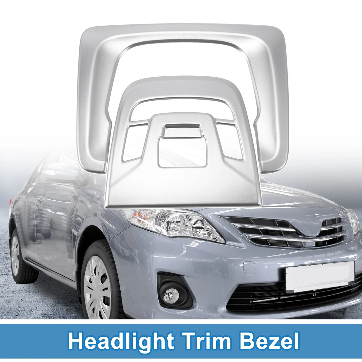 Car Front Row Headlight Trim Bezel for Toyota Corolla (2022–2024)