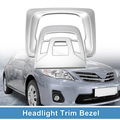 Car Front Row Headlight Trim Bezel for Toyota Corolla (2022–2024)