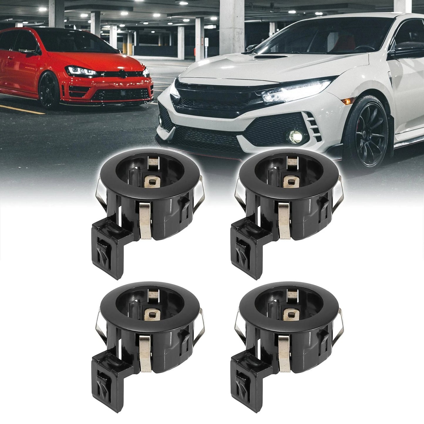4 x Bumper Parking Sensor Retainers for Toyota Tundra (2007–2013)
