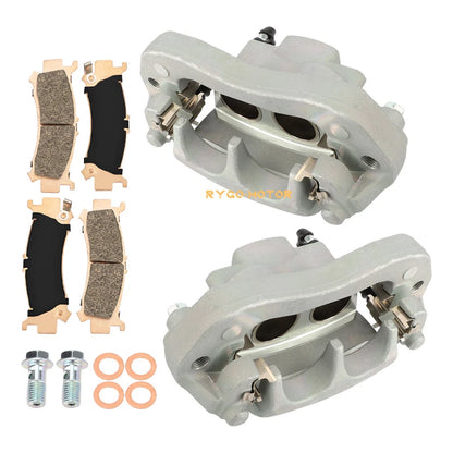 4x Front & Rear Brake Calipers w/pads for Honda Pioneer 1000-5 (2016–2023)