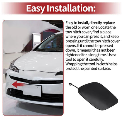 Right Front Tow Hook Cover for Toyota Prius (2019-2022)