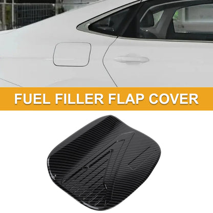 Fuel Tank Door Cap for Mitsubishi Outlander Carbon Fiber Black