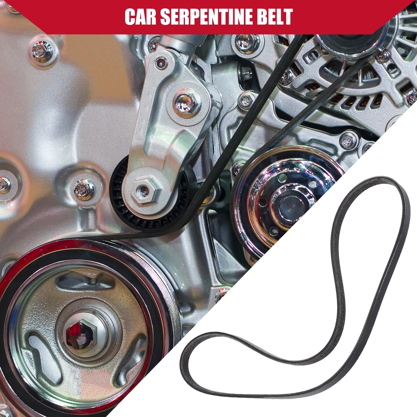 2 x Serpentine Belt for Toyota Paseo (1992–1992)