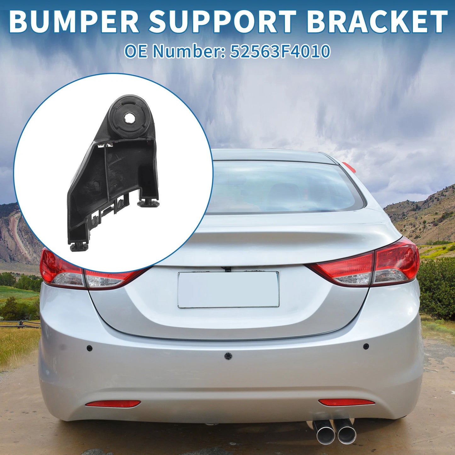 Left Rear Bumper Retainer Bracket for Toyota C-HR (2017-2018)