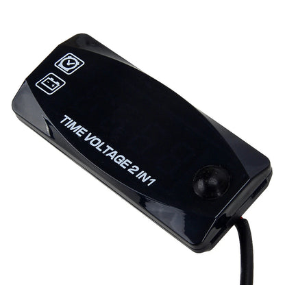 12V Digital Display LED Voltmeter Gauge for Car Motorcycle Boat