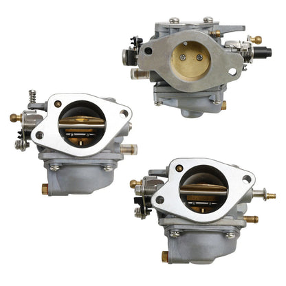 3 x Carburetor Assy for Yamaha Parsun Outboard (2T) (6K5-14301, 14302, 14303)