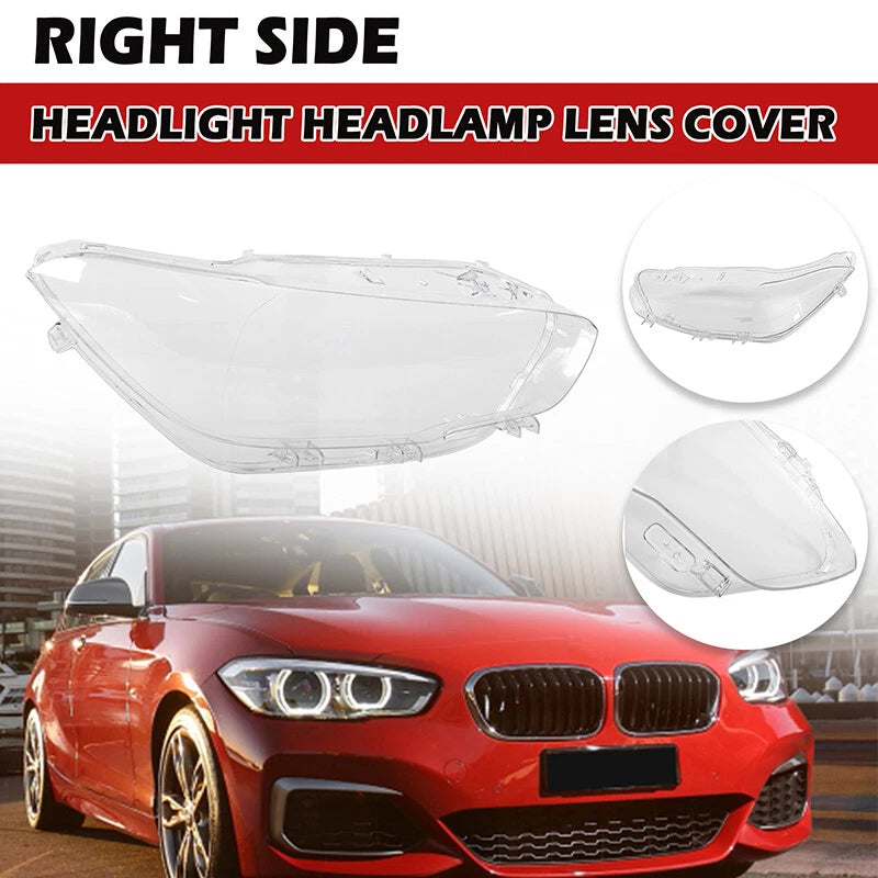 Headlight Cover Lens for BMW 1 Series F20 2015-2019 Clear