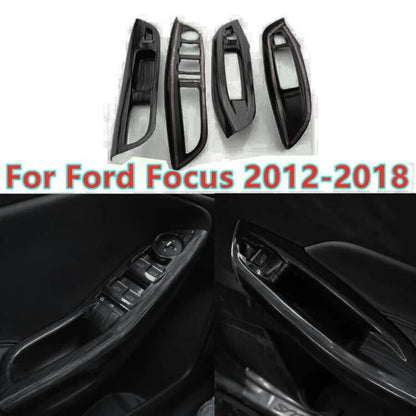 Wood Window Switch Panel Button Cover Trim for Ford Focus (2012–2018)