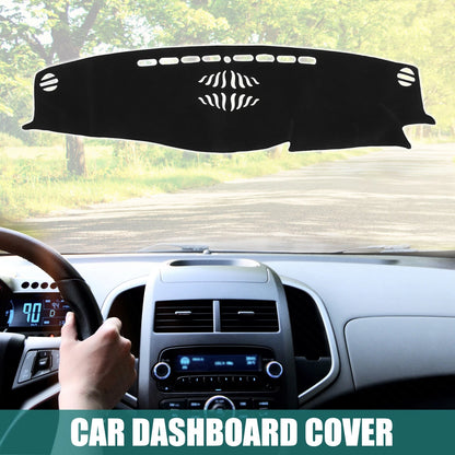 Dashboard Cover Black Polyester Non-slip Mat for Toyota Crown (2012-2018)