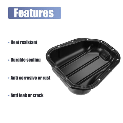 Engine Oil Pan for Toyota Camry 1994-2006 - Replacement, Black