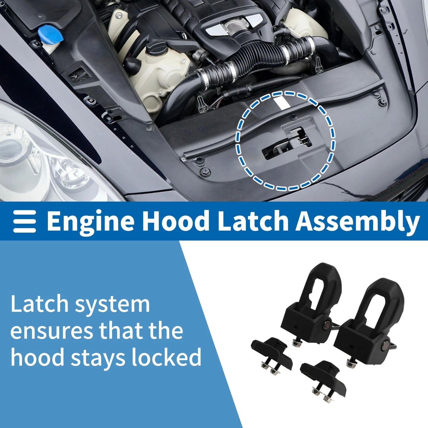 Hood Latch Assembly for Jeep Gladiator JT (2020-2023)
