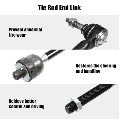 4 x Tie Rod End Link Front Outer Inner Left Right for Dodge Charger