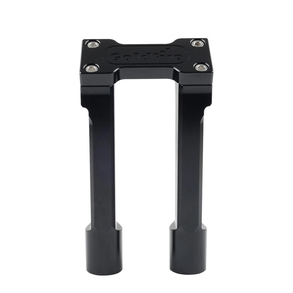 8" Pullback Handlebar Risers Clamp Black for Harley Softail Dyna (2000-2023)