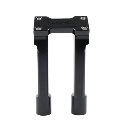 8" Pullback Handlebar Risers Clamp Black for Harley Softail Dyna (2000-2023)