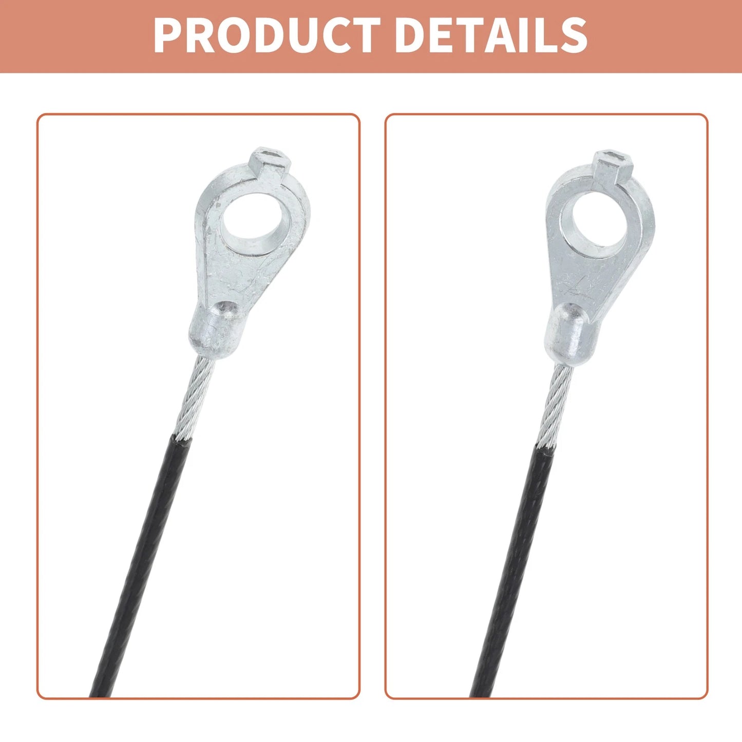 Tailgate Support Cables for Jeep CJ Series CJ5 CJ7 Scrambler (1976-1986)