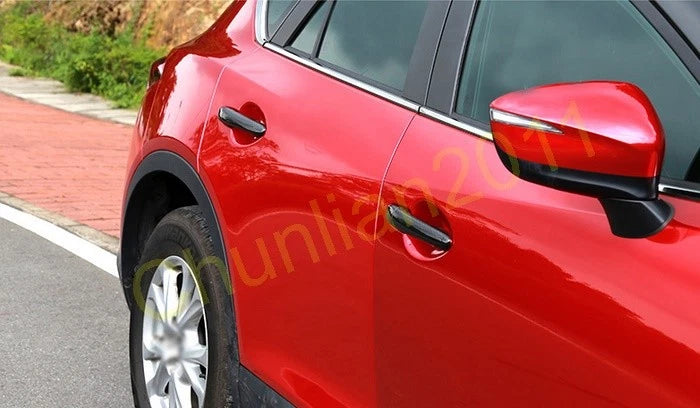 ABS Carbon Fiber Print Door Handle Cover Trim for Mazda CX-5 (2012-2018)