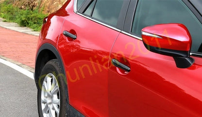 ABS Carbon Fiber Print Door Handle Cover Trim for Mazda CX-5 (2012-2018)