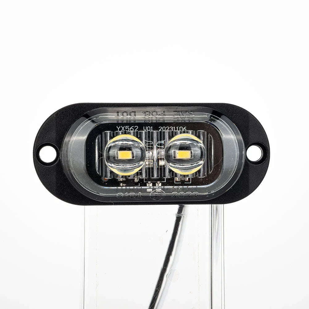 Compact Design Waterproof LED Side Markers for Trailers, Boats, Trucks
