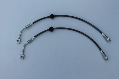Braided Front Brake Hose Set (2) for BA FPV Falcon GT Sedan (2003-2008)