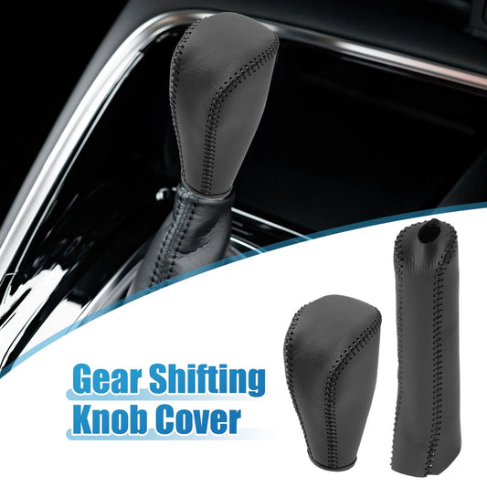 Gear Shifting Knob & Hand Brake Cover Set for Toyota Corolla (2014-2018)