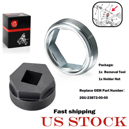 Steering Stem Bearing Holder Nut Kit for YAMAHA Banshee/Warrior/Raptor/Bruin 350