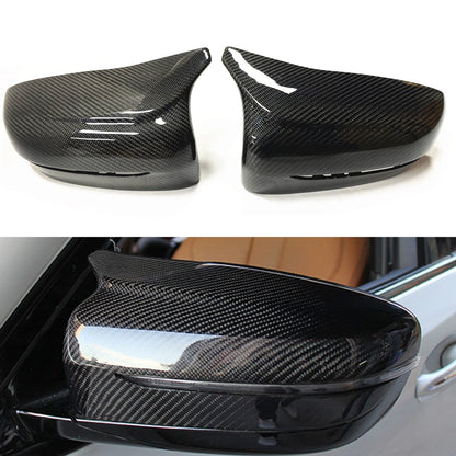 Side Mirror Cover Cap for BMW F90 M5 Sedan (2018-2022) Carbon Fiber