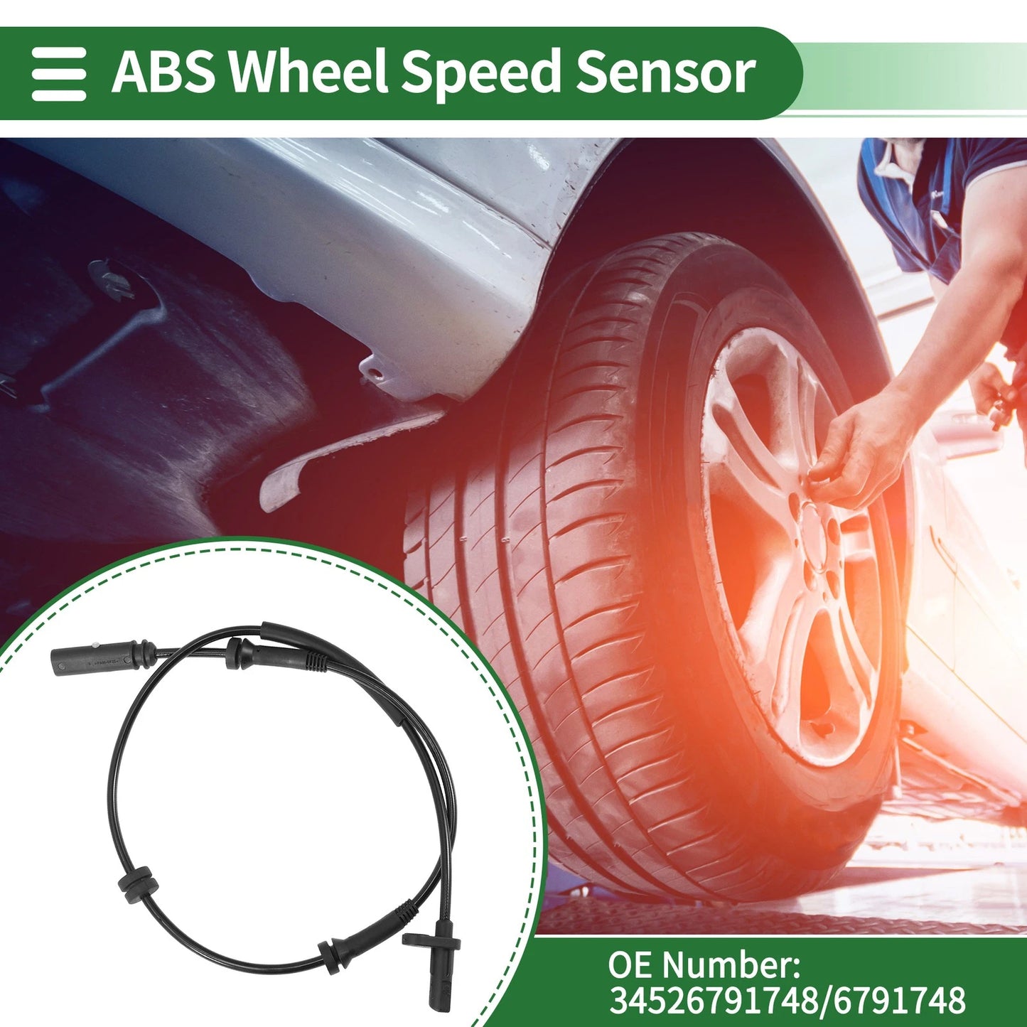 ABS Wheel Speed Sensor for BMW 335i xDrive (2007-2013)