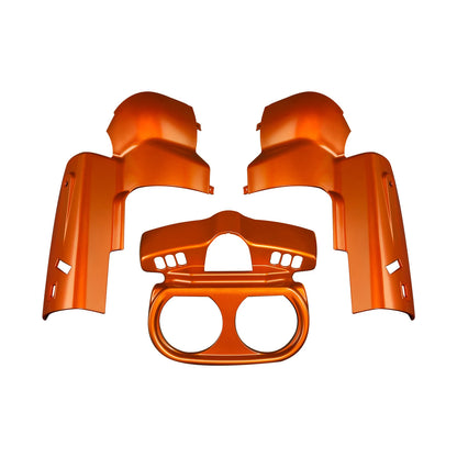Instrument Housing for Harley Road Glide (2015-2023) Scorched Orange/Black