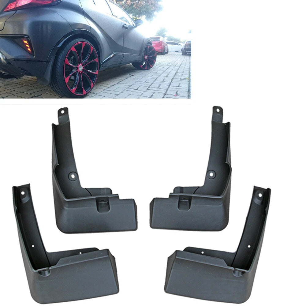 4 x Mud Flaps for Toyota C-HR (2018-2023) Front & Rear Splash Guards