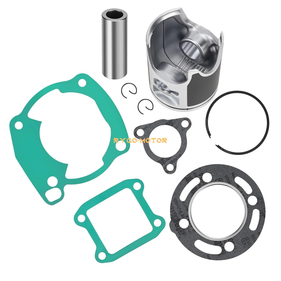 Top End Rebuild 47mm Piston Ring Gasket for Honda CR80R (1986–1991)