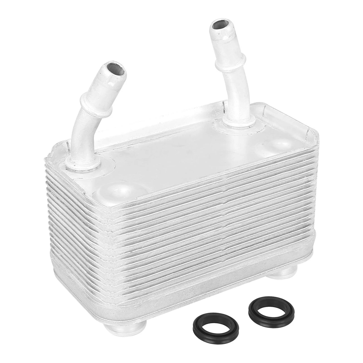Engine Oil Cooler for BMW X5 2000-2006, Metal Silver Tone, 2 x Items