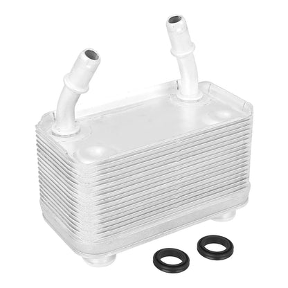 Engine Oil Cooler for BMW X5 2000-2006, Metal Silver Tone, 2 x Items