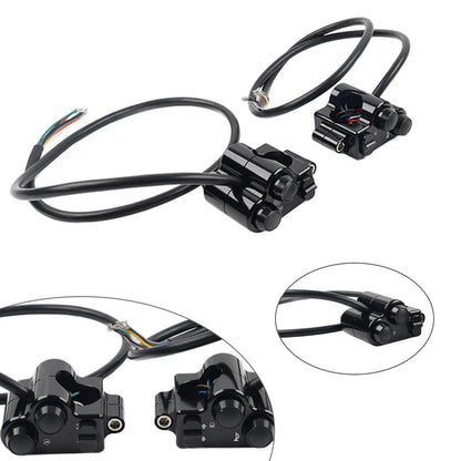 CNC 1" 25mm Handlebar Switch Controls Housing for Harley Motorcycle