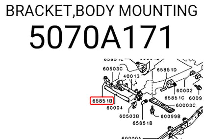 Bracket for Mitsubishi Montero Pajero Sport (2008-2022)