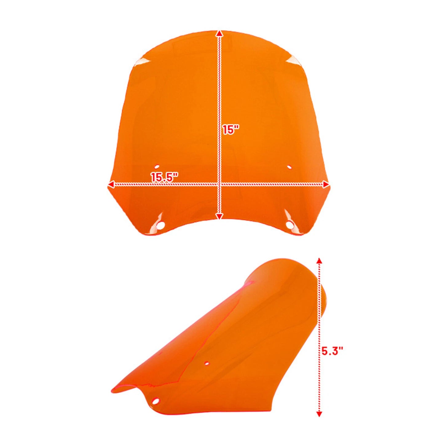 Front Windshield Protector Cover for Harley Dyna Softail Street Bob (2006-2023)