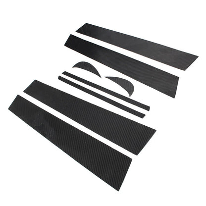 8 Pcs Door Window B Pillar Post Cover Trim for Toyota Camry (2018-2021)