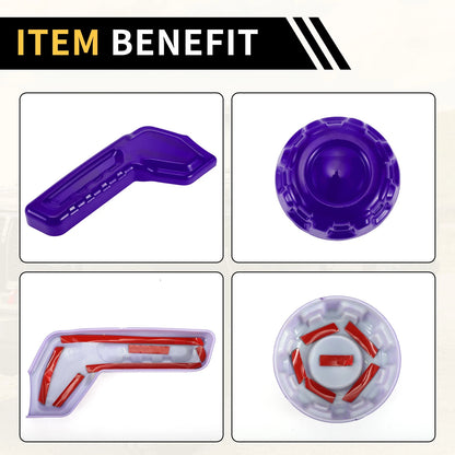 Seat Adjustment Button Cover Trim for Jeep Gladiator JT (2018-2024) Purple