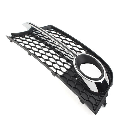 Front Bumper Honeycomb Mesh Fog Light Grille Cover for Audi TT MK2 (2006-2014)