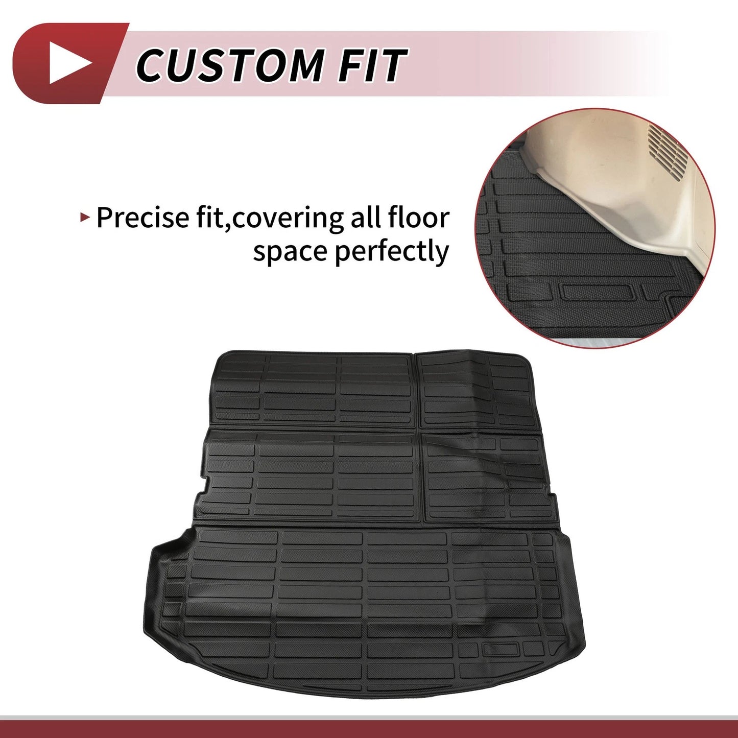 Trunk Mat / 1Pc / TPE Cargo Liner Mat for Buick Enclave (2018–2025)