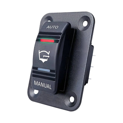 Rocker Switch Panel for Boat Bilge Pump Auto/Off/Manual 4 Pin ON/OFF