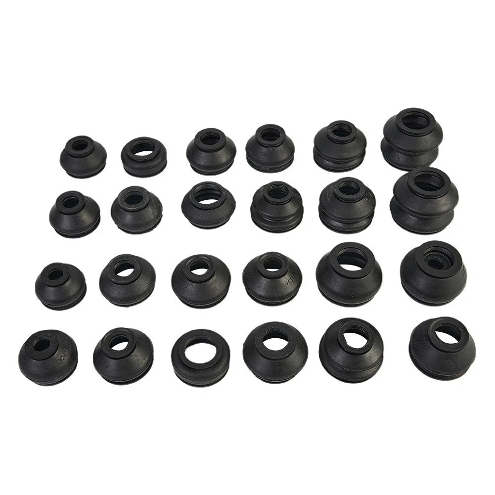28pcs Ball Joint Boot Suspension Dust Cover for Track Tie Rod Linkage Kit