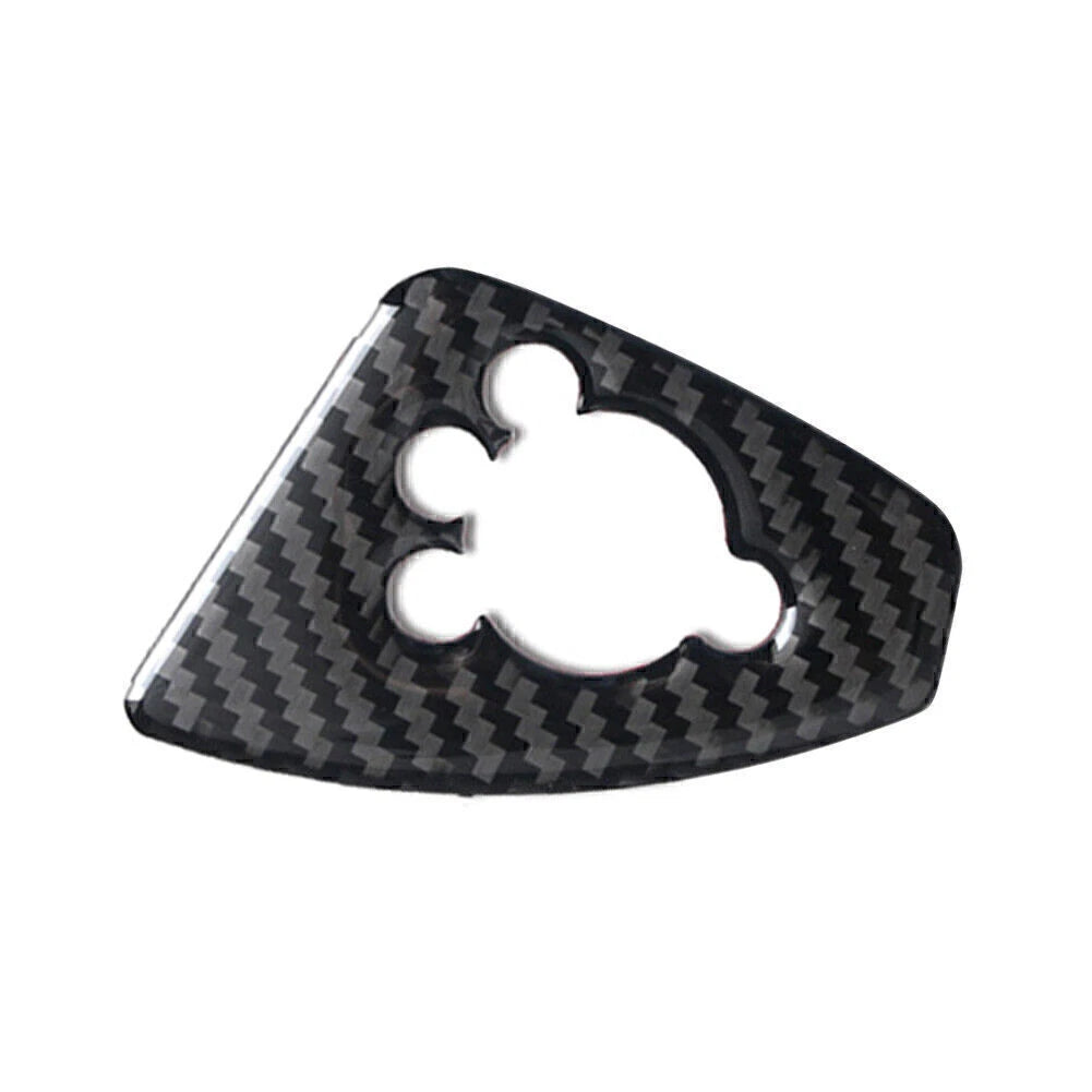 Carbon Fiber Interior Door Lock Button Cover Trim for Audi TT TTRS (2008-2014)