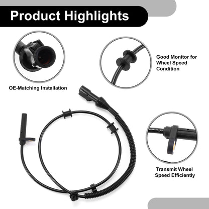 ABS Wheel Speed Sensor for Ford F-150 2004-2008 (2 x Sensors)