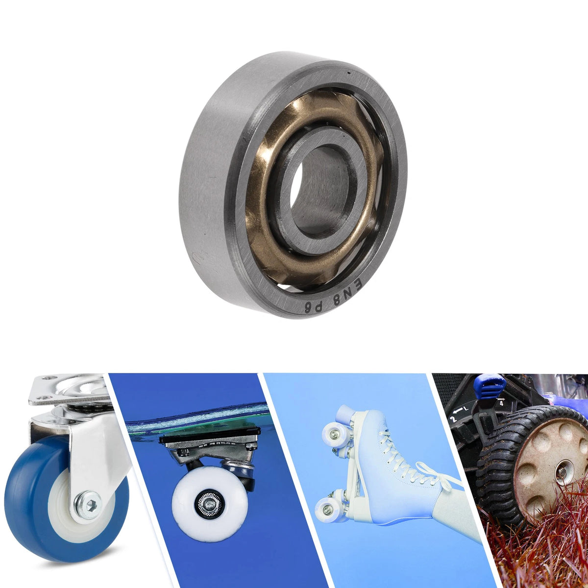 Deep Groove Ball Bearings / 8x24x7mm / Scooter Skateboard Wheel Bearings