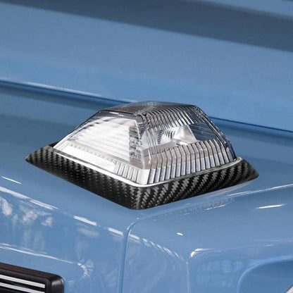 Carbon Fiber Side Marker Lamp Turn Signal Cover Trim For Benz G-Class 2019-2020
