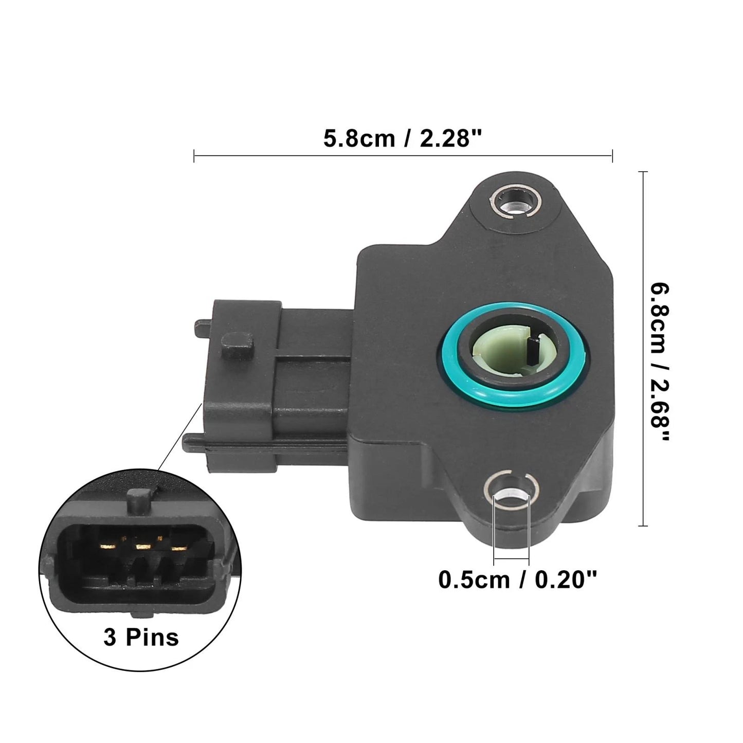 Throttle Position Sensor for Hyundai Tiburon, Saab 9-3 (2003-2008)