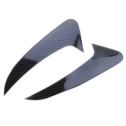 Carbon Black Rear Bumper Spoiler Trim Cover for Mercedes Benz C-Class (2015-2021)