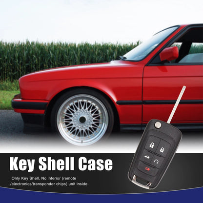 5 Button Uncut Key Fob Remote Shell for Chevy Camaro (2010 - 2013)